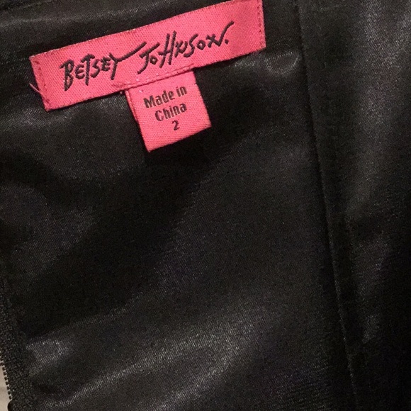 Betsey Johnson Sequin Strapless Dress 👗 Cocktail - Picture 8 of 8